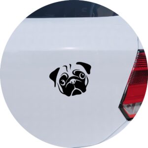 Adesivo de Carro Cachorro Pug