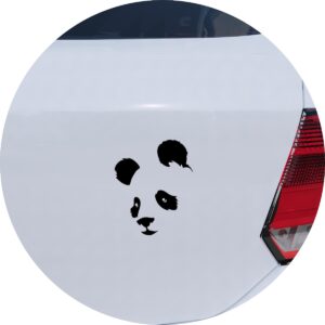 Adesivo de Carro Rosto Urso Panda