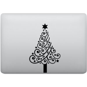 Adesivo de Notebook Árvore de natal decorada