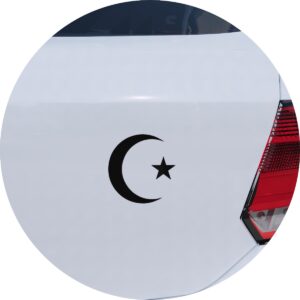 Adesivo de Carro Islamismo Estrela Crescente