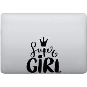 Adesivo de Notebook Super Girl Coroa