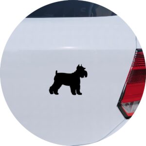 Adesivo de Carro Cachorro Schnauzer