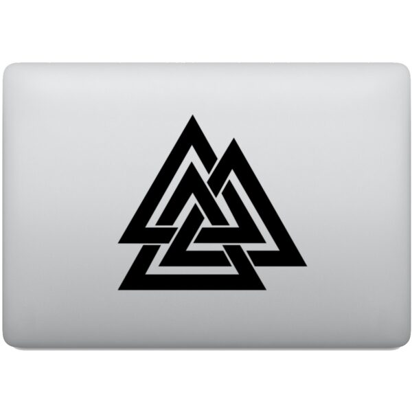 Adesivo de Notebook Valknut Símbolo Nórdico