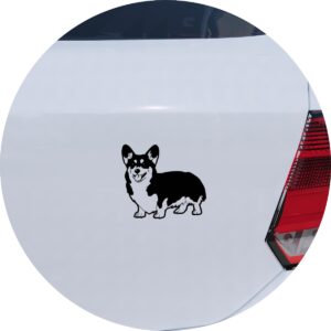 Adesivo de Carro Cachorro Welsh Corgi Pembroke