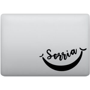 Adesivo de Notebook Sorria Motivação