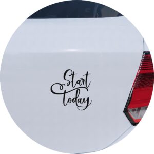 Adesivo de Carro Comece Hoje - Start Today