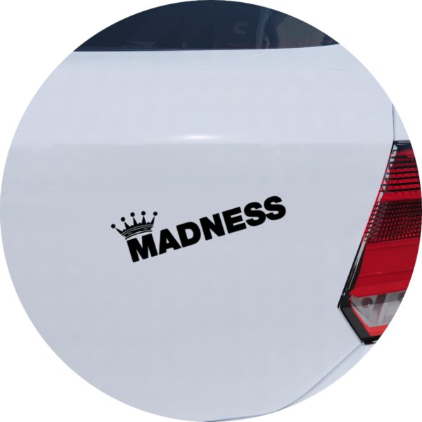 Adesivo de Carro Madness King - Rei da Loucura