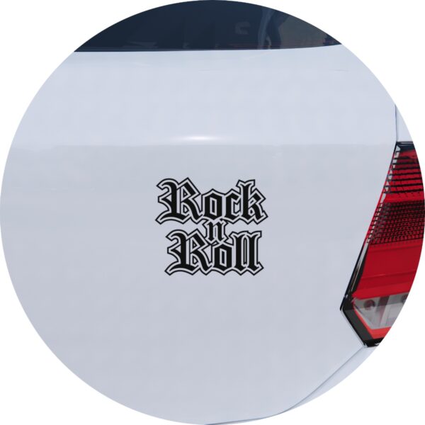 Adesivo de Carro Rock and Roll