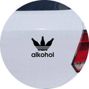 Adesivo de Carro Alkohol Bebidas e Drinks