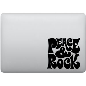 Adesivo de Notebook Peace And Rock - Paz e Rock