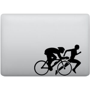 Adesivo de Notebook Bike Ciclista Corrida Run