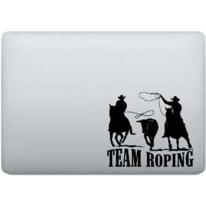 Adesivo de Notebook Team Roping Cowboy