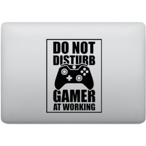 Adesivo de Notebook Not Disturb Gamer At Working