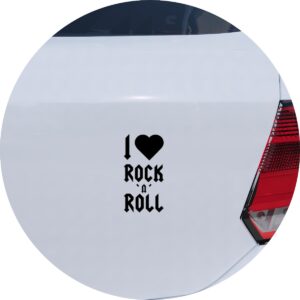 Adesivo de Carro I Love Rock n' Roll