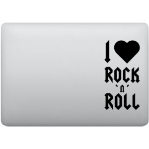 Adesivo de Notebook I Love Rock n Roll