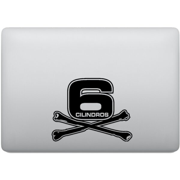 Adesivo de Notebook 6 Cilindros Tuning