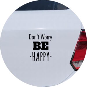 Adesivo de Carro Não Se Preocupe Seja Feliz - Don´t Worry