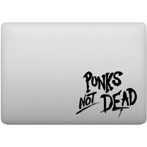 Adesivo de Notebook Punks Not Dead