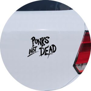 Adesivo de Carro Punks Not Dead