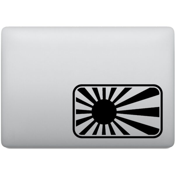 Adesivo de Notebook Bandeira Japão Sol Nascente