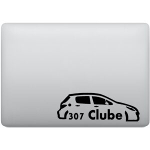 Adesivo de Notebook Clube Do Peugeot 307