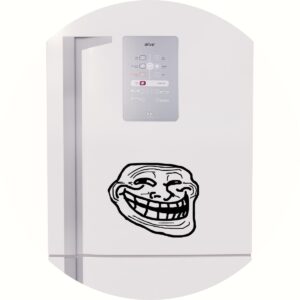 Adesivo de Casa Troll Face Meme