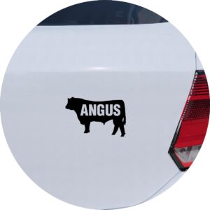 Adesivo de Carro Boi Angus Gado