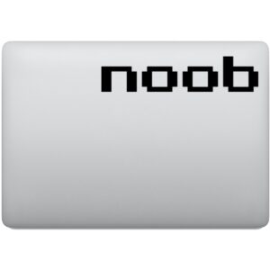 Adesivo de Notebook Noob Jogador