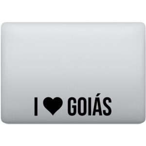 Adesivo de Notebook Eu amo Góias - I Love GO