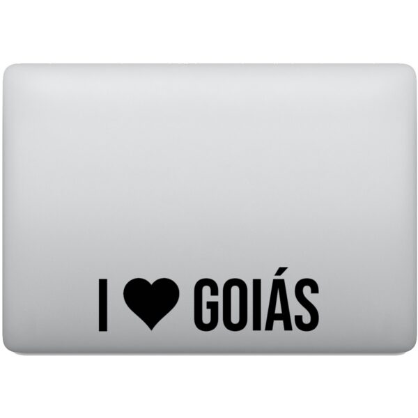 Adesivo de Notebook Eu amo Góias - I Love GO