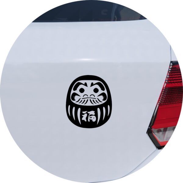 Adesivo de Carro Daruma Zen Budismo