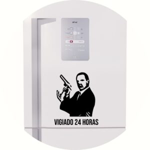 Adesivo de Casa Vigiado 24 Horas Segurança