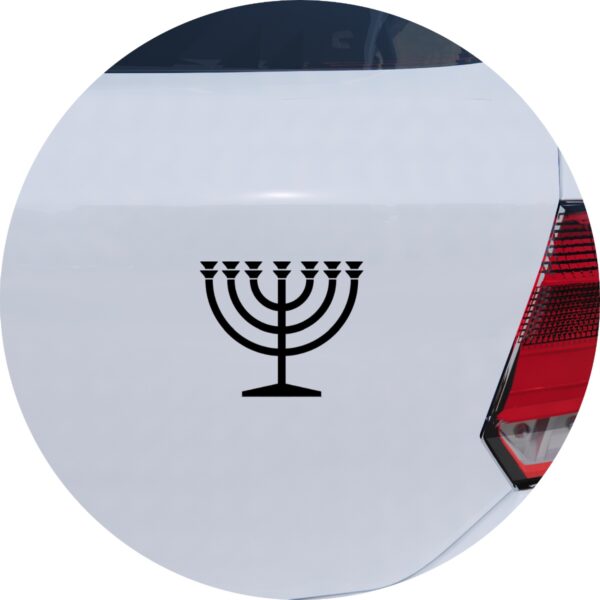 Adesivo de Carro Candelabro Menorah Menorá