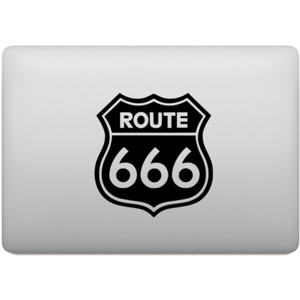 Adesivo de Notebook Route 666 - Rota 666