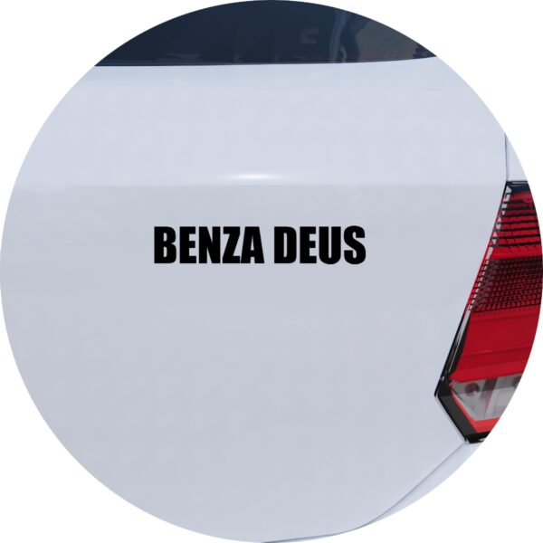 Adesivo de Carro Benza Deus