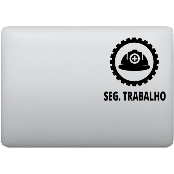 Adesivo de Notebook Profissão Segurança Do Trabalho