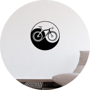 Adesivo de Casa Yin Yang Bicicleta Esporte