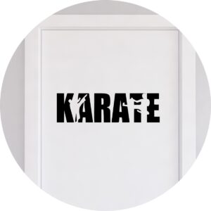 Adesivo de Casa Karate Shotokan Arte Marcial