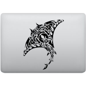 Adesivo de Notebook Arraia Tribal Animal Marinho