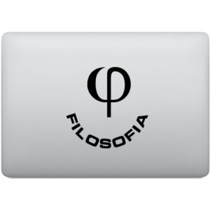 Adesivo de Notebook Curso Filosofia