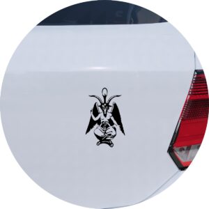 Adesivo de Carro Demônio Baphomet