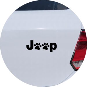 Adesivo de Carro Jeep Patas de Gato Cachorro