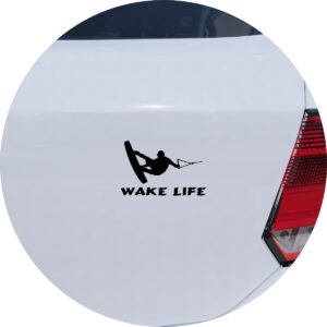 Adesivo de Carro Wakeboard Wake Life