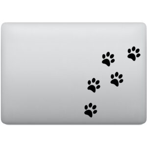 Adesivo de Notebook Pegadas Patinhas Cachorro Gato