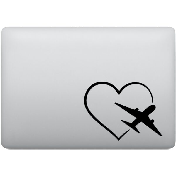 Adesivo de Notebook Amor por Viagem e Voar