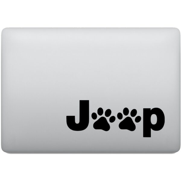 Adesivo de Notebook Jeep Patas de Gato Cachorro