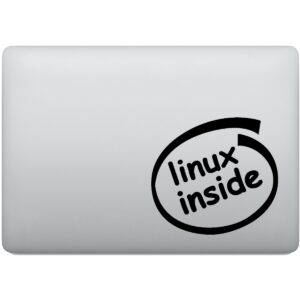 Adesivo de Notebook Linux Inside