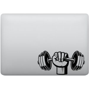 Adesivo de Notebook Academia Musculação Levantamento