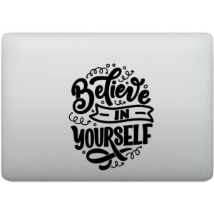 Adesivo de Notebook Acredite Em Si Mesmo Believe in Yourself