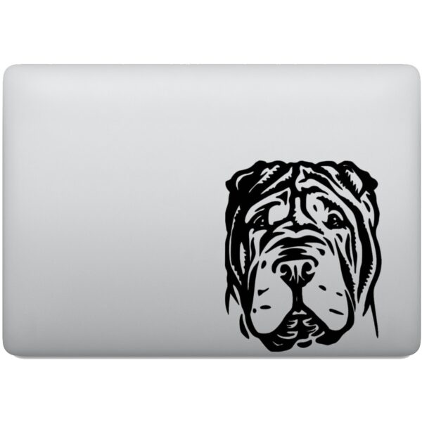 Adesivo de Notebook Cachorro Raça Sharpei